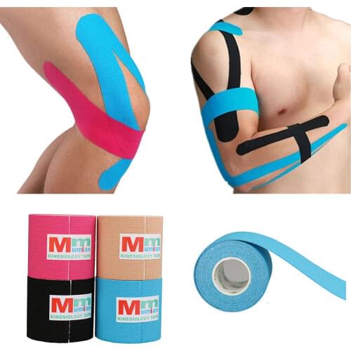 1PCS Kinesiology Tape Physical Therapy Pain Relif Tape Muscle Bandage for Legs Wrist Recovery Face Lifting Sports Elastic Tapes