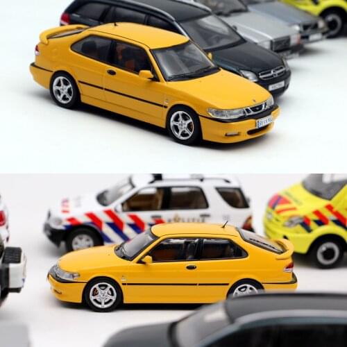 Premium X 1:43 1999 SAAB 9-3 VIGGEN Diecast Collection of Die-casting Simulation Alloy Model Car Children Toys