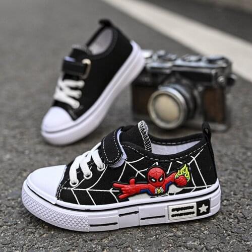 Spiderman Pattern Breathable Non-Slip Kids Sneakers, Boy and Girl Sneakers, Running Tennis, Fall Collection,Size 27-38