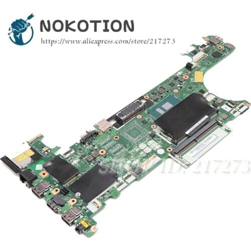 NOKOTION laptop motherboard For Lenovo Thinkpad T470 main board i5-7300U CPU DDR4 01HX654 01HX650 01HX655 01HX651 CT470 NM-A931
