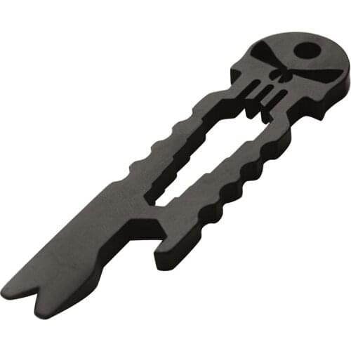 Portable Multitool For Outdoor Camping Skull Tactical Survival Survival EDC Kits Multifunction Wrench Key Chain Bottle Opener