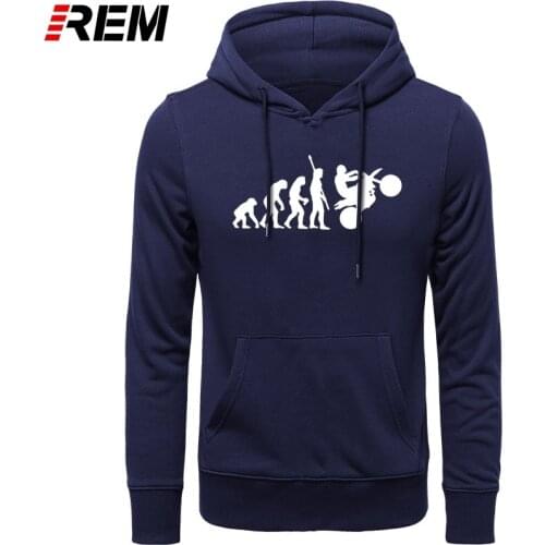 REM Hoodies Fashion Motorcycle Ape to Evolution Men Sleeve Funny Cotton Motorbike Summer Mens Top Quality Hoodies, Sweatshirts