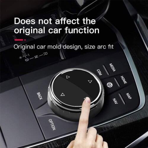 Original Car Multimedia Buttons Cover IDrive Stickers E90 5 X1 E71 F30 Series E70 X6 F10 X3 7 16 3 For BMW F11 X5 F15 F07 1 F6O2
