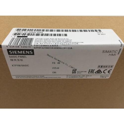 ORIGINAL SIMATIC HMI,6AV2123-2GB03-0AX0 KTP700 BASIC PANEL,6av2123-2gb03-0ax0, 6AV2 213-2GB03-0AX0, 7" TFT DISPLAY,SEALED BOX