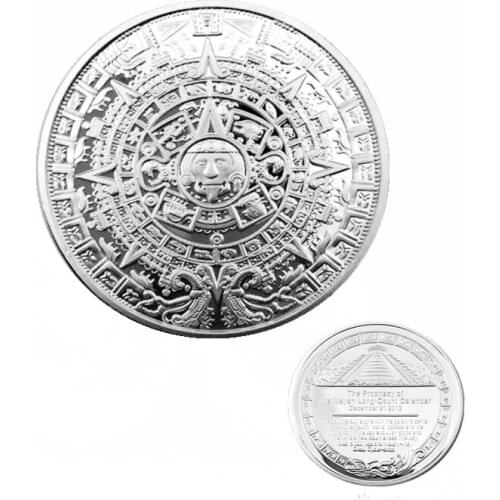 Commemorative Silver Plated Coin Tarot Divination Array Storage Collection Arts Gifts Souvenir Coins Gift