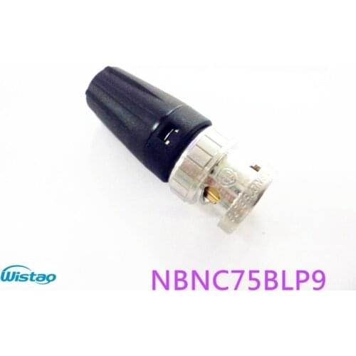 BNC Connector NBNC75BLP9 Switzerland NEUTRIK Digital high-definition HD-SDI 75-4 BNC Q9 Cable Plug HIFI DIY Free Shipping