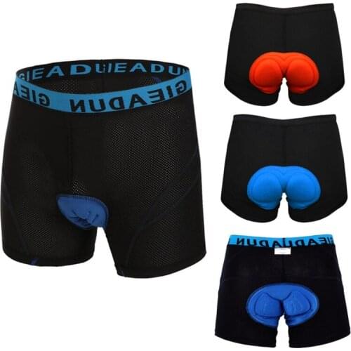 Silicone Men Cycling Shorts Underwear Bicycle MTB Shorts Riding Bike Sport Underwear Compression Tight Shorts