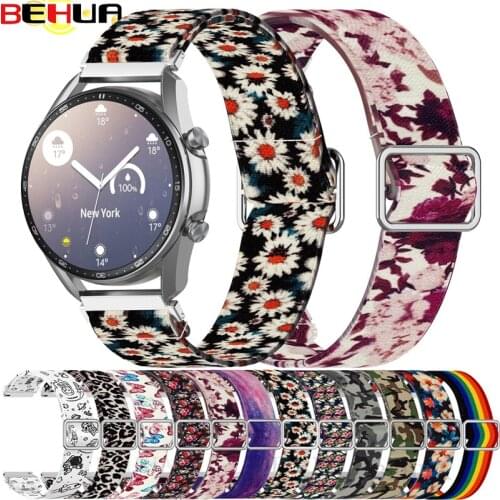 Replacement Luxury Strap For Samsung Galaxy Watch 3 41mm 45mm Gear S3 Classic Correa Bracelet Adjustable elasticity WristBand