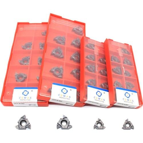 16ER AG60 A60 16IR AG60 A60 G60 22IR 22ER N60 MP1125 Thread Turning Tool Tungsten Carbide Insert Original Threading Lathe Tools