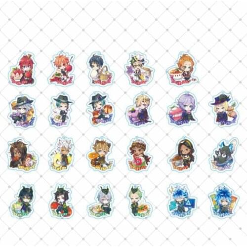 Twisted wonderland Riddle Rosehearts Azul Anime Acrylic Pendant Keychain Figure Collection Model Toy Gifts Cosplay