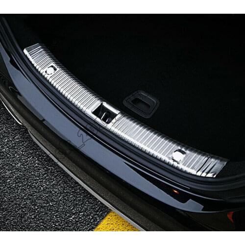Rear Bumper Plate Protector Fit for Mercedes Benz E Class W213 E200 E300 2016-2017