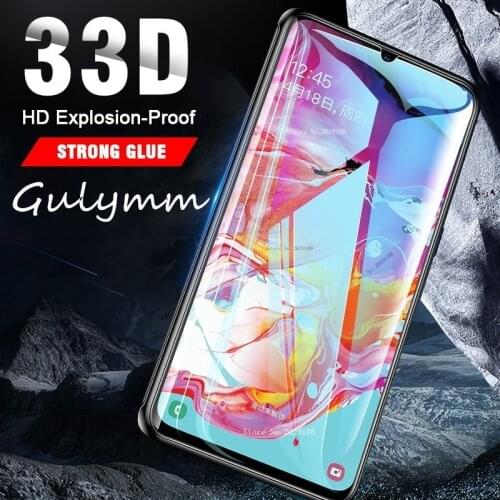 New 33D Screen Protector For Samsung Galaxy A 10 20 30 40 50 60 70 80 90 M 30 20 10 2019 A51 Full Cover Tempered Glass Safety