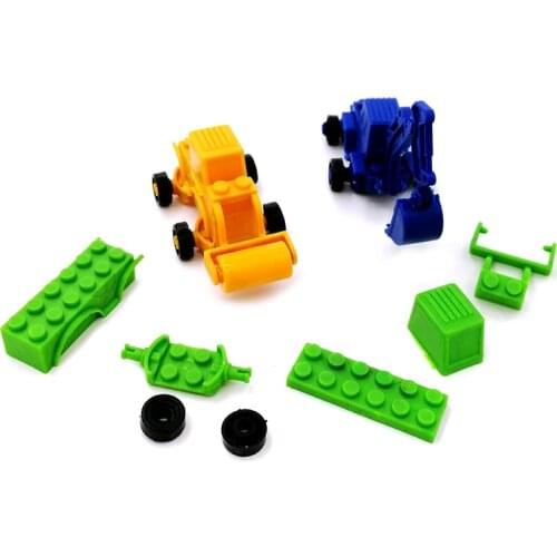 10PCS Kids Birthday Party favor DIY Assemble Engineer Car Baby Shower Boy Gift Souvenir Cute Giveaway