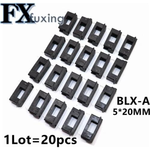 20PCS PCB 5*20mm Mount BLX-A type FUSE HOLDER 5MM X 20MM 15A/125V SOLDER HOLDERS Insurance header Fuse 5x20 mm 5*20 mm HOT