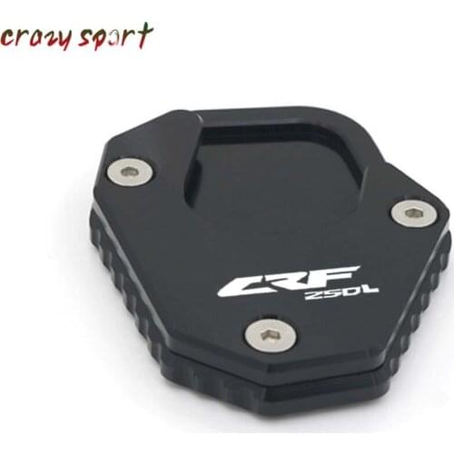 2020 Stand Extension Support Plate For Honda CRF 250 RALLY CRF 250L CRF250 Side Kickstand enlarger pad Logo