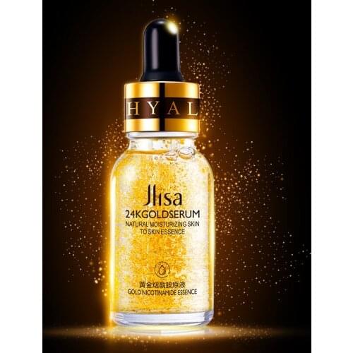 24k Gold Nicotinamide 30ml Whitening face serum Moisturizing serum facial Liquid Female 24k gold serum anti aging shrink pores