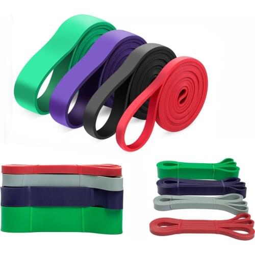 4pcs / set Exercise Elastic Band Workout Crossfit equipment Strength Pilates Fitness Equipment Training Expander