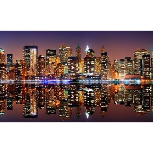 5D DIY Diamond Painting Full Square/Round Drill Night View Landscape Embroidery Cross Stitch Mosaic Home Decor Gift R20*30