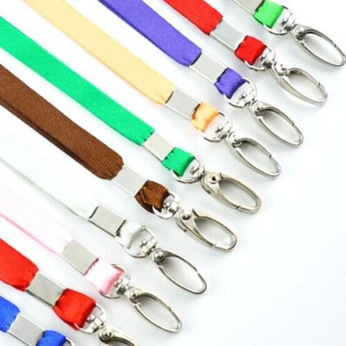 Hanging Neck Rope Lanyard For IPhone Mobile Phone Straps Camera Holder ID Pass Card Name Badge Holder Keys Metal Clip