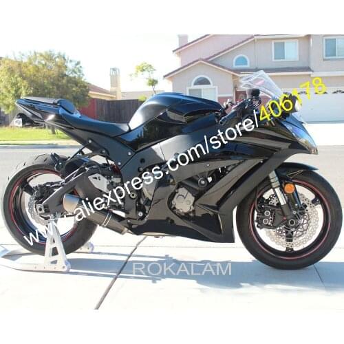 ZX-10R 11-15 Fairing Kit For Kawasaki Ninja ZX10R 2011-2015 Black Aftermarket Motorcycle Fairings (Injection Molding)