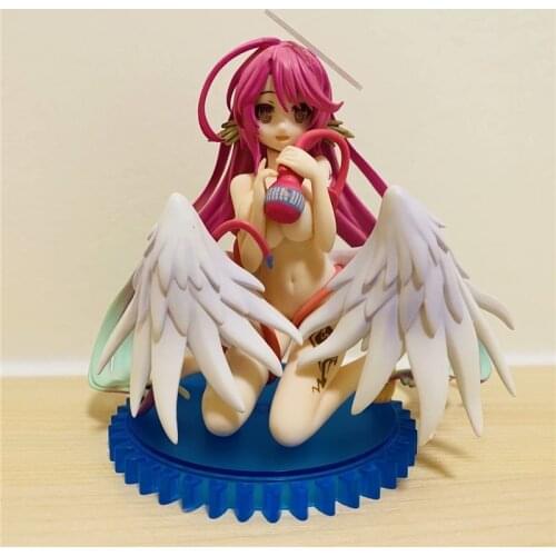15CM Anime No Game No Life Shiro Cat Figure Toy Sexy Girl Collectible Doll Model Figurine PVC Action Figure Model Toys Gift
