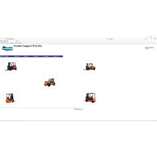 Doosan Infracore Forklift 2009 Service Manual Wiring Diagram and Bulletin
