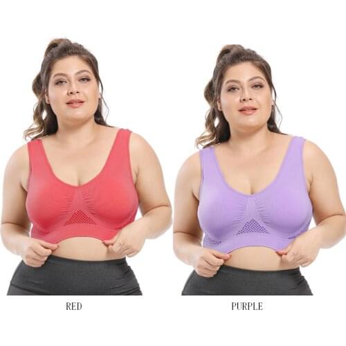 2PCS Women Sports Bra PLUS SIZE Sportswear Tops Fitness Clothing