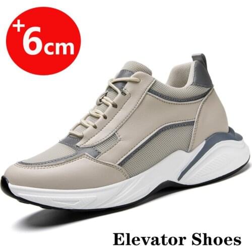 Sneakers Elevator Shoes Height Increase Shoes for Men Height Increase insole 6cm Heightening Shoes Height increasing Shoes