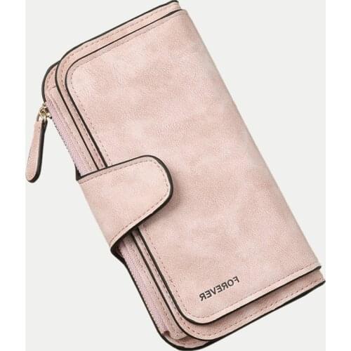 Hot Fashion Long Wallets for Women PU Leather Card Holder Solid Color Hasp Wallet Ladies Day Clutch Coin Purse