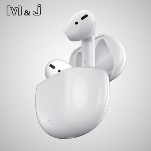M&J Air TWS Wireless Bluetooth Earbuds Pro Earphone Touch Headset Mini Headphone Charging Box with Mic For Android iPhone Xiaomi