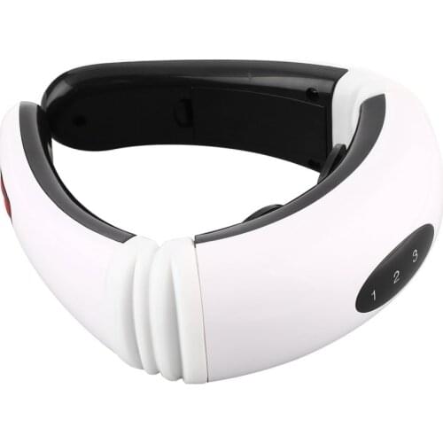 Electric Pulse Back and Neck Massager Far Infrared Heating Pain Relief Tool Health Care Relaxation Multifunctional Physiotherap