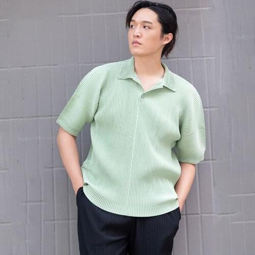 天裴褶皱 Mens Polos