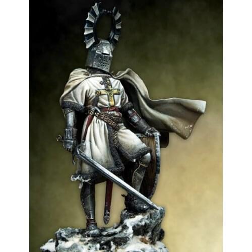 New Unassembled 1/18 90mm ancient Teutonic Knight 90mm figure Resin Kit DIY Toys Unpainted kits