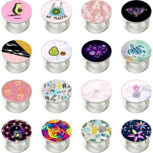 New Luxury Phone Grip Holder Support Portable Pour Voiture Swappable Top For Smartphone