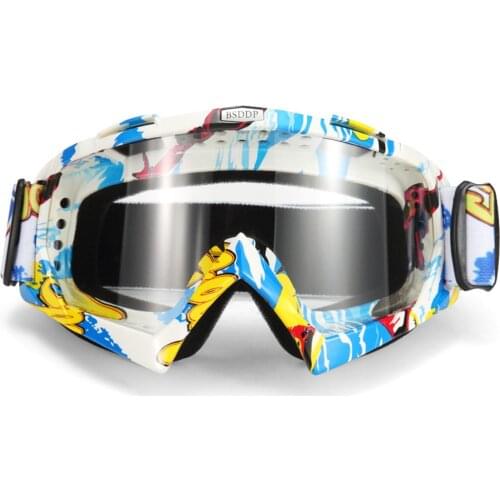 BSDDP Motocross Off-Road Goggles Dirt Bike ATV Downhill DH MX Replaceable Lens Motorcycle Racing Eyewear Ski Snowboard Glasses