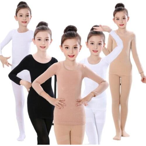 Autumn Winter Kids Thermal Underwear Set Fleece Thick Warm Dance Girls Long Johns Children Underwear 2-14 Years Kids Clothes Set