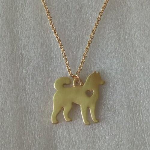 Huskie Pendant Dog Necklace Jewelry Husky Necklace Siberian Alaskan Malamute Akita Custom Dog Necklace Family Pet
