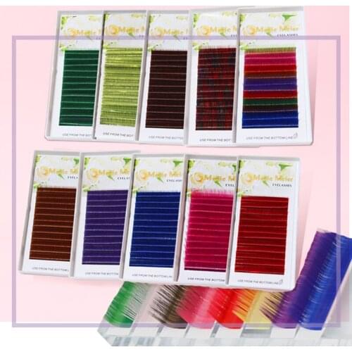 TAOLING 12 Rows Individual Eyelash Extension Faux Mink Eyelashes Thick Natural False Eyelashes Mink Classic Eyelash Extension