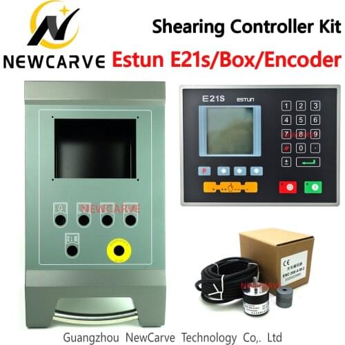 Shearing Controller Kit Estun E21s Shearing Machine Control System With Hanging Box Encoder Switches NEWCARVE