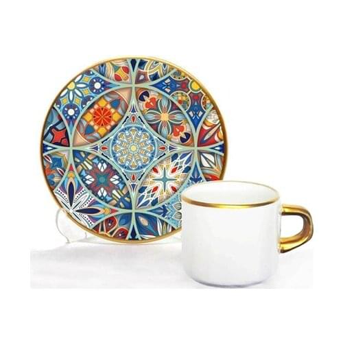 Focus Turkish Coffee Set 12 Pieces Mandala