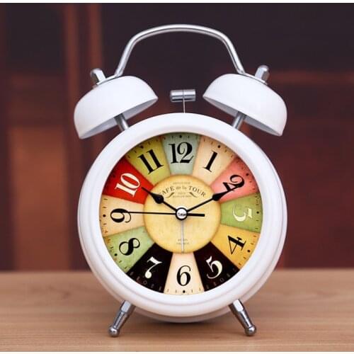 Ultra Loud Small Night Light Bedroom Alarm Clock Unique Vintage Luminous Lazy Alarm Clock Living Room Unique Alarm Clocks II50NZ
