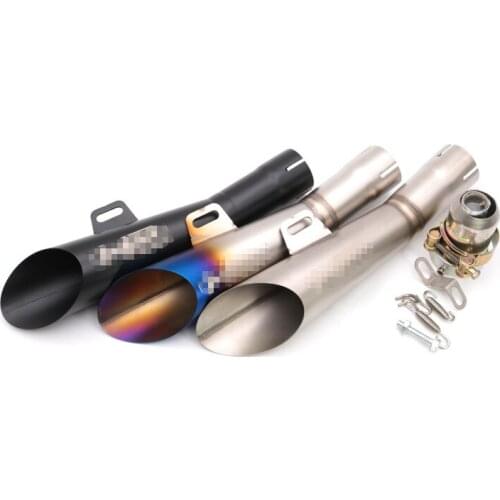 38-51mm Universal motorcycle exhaust pipe Silencer muffler sports for R6 R3 R1 FZ6 CB600 MT07 ATV Dirt Pit Bike