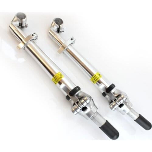 Folding Bike Stem 25.4mm 22.2mm/25.4mm Telescopic Double Direction Adjustment Head Tube BMX Electric Bicycle Stem Accessories