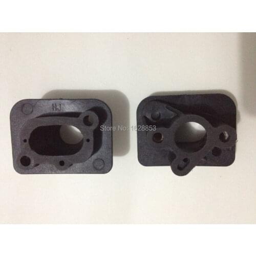 2pcsxBrush Cutter carburetor base connector,admitting pipe, carb adaptor for CG520/430 grass trimmer spare parts