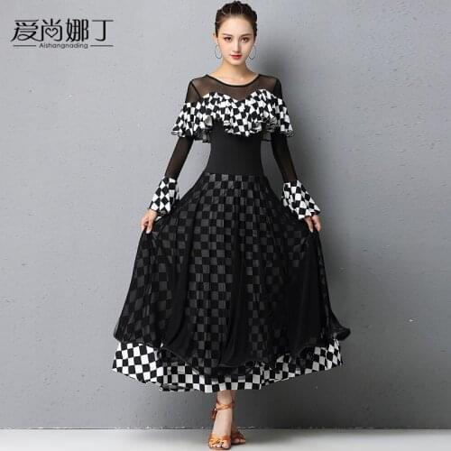 2021 Woman modern dance dress performance dress national standard dance competition dress Waltz dance Costumes
