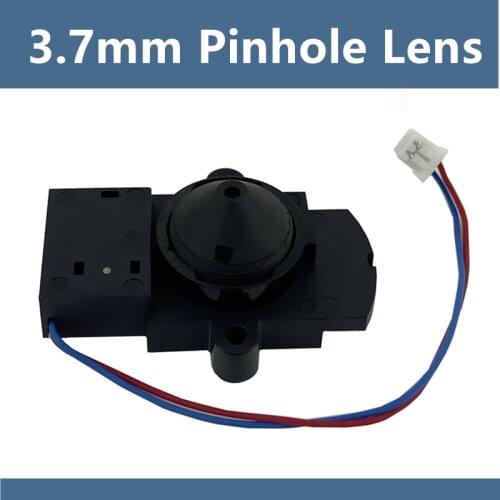 3.7mm Pinhole Surveillance Lens M12 Mount 3MP 1/2.7 Inch 85 Degree Wide Angle with IR-Cut For IP AHD Camera