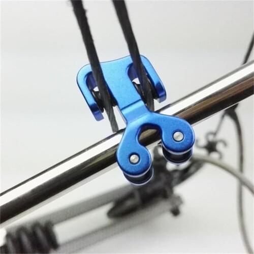 3/8 inch Aluminum Archery Cable Slide Compound Bow String Splitter Roller Glide Replacement BowString Separator Arrow Pulley