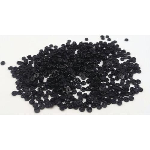 500pcs Black/White/Multi 3mm Mini Plastic Round Circle Buttons For Dolls Soft Toys Clothes Sewing 2 Holes Dollmaking Accessories