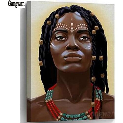 Amrican African Women 5D Diy Diamond painting rhinestone,cross stitch,hobby picture embroidery diamond mosaic 5d icon home decor