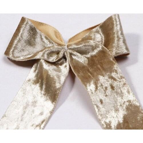 10 Yards 1.5" 1" 25mm 38mm Velvet Flocking Ribbon DIY Make Bow Hair Accessories Handmade Carfts Sewing Gift Packing